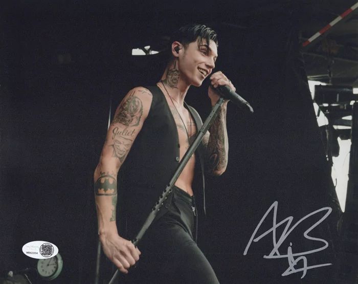 Andy Biersack autograph
