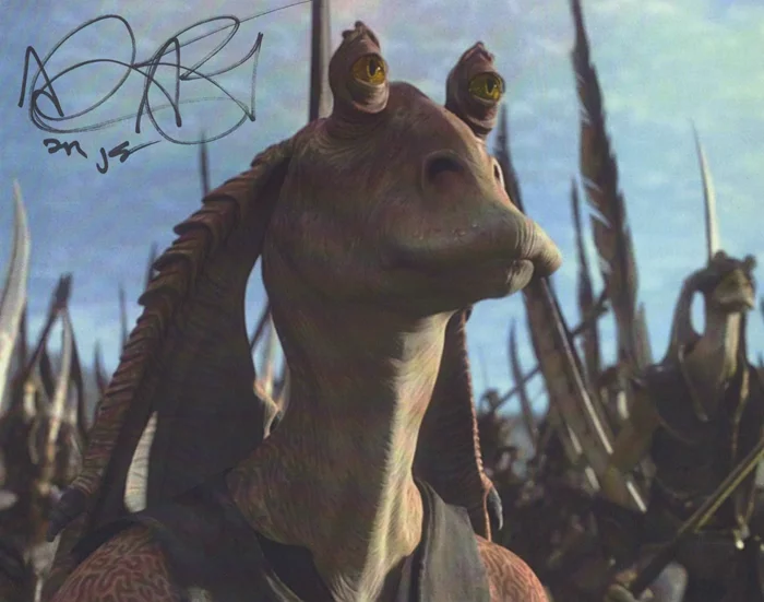 Ahmed Best autograph