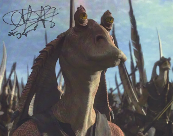 Ahmed Best autograph