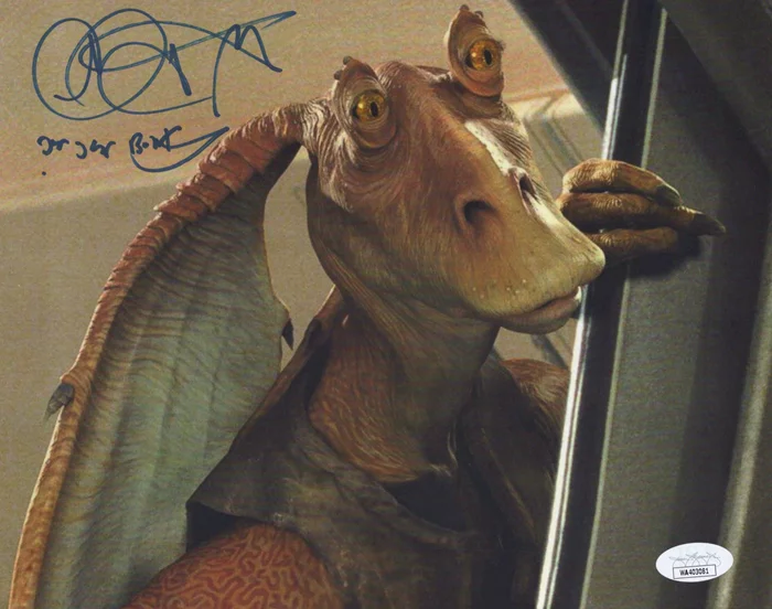 Ahmed Best autograph