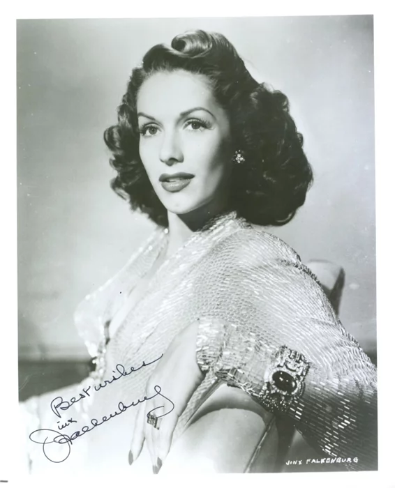 Jinx Falkenburg autograph
