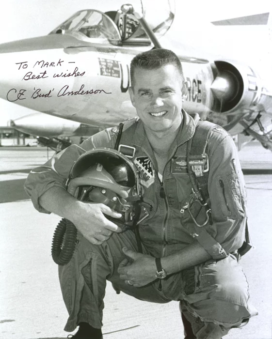 Bud Anderson autograph