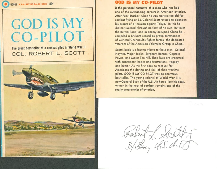 Robert L. Scott autograph