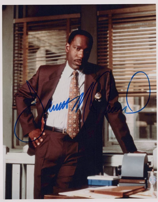 James McDaniel autograph