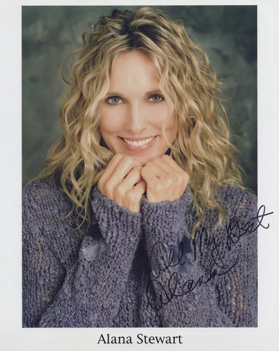 Alana Stewart autograph