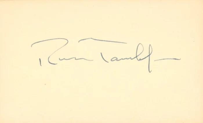 Russ Tamblyn autograph