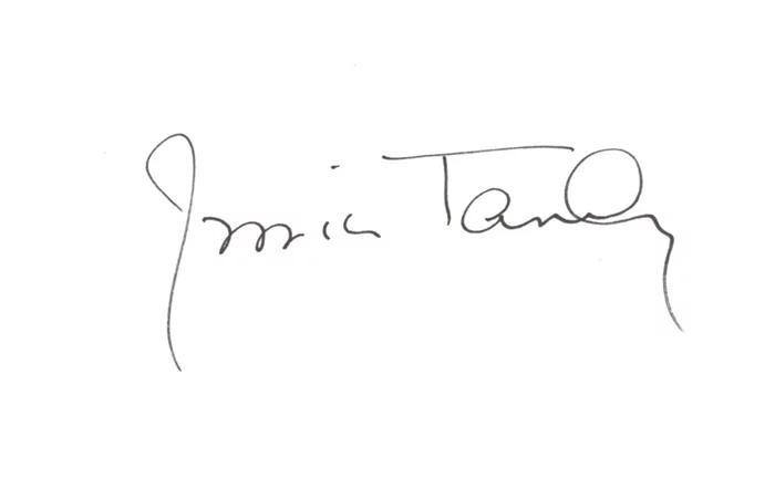 Jessica Tandy autograph