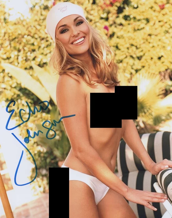 Echo Johnson autograph