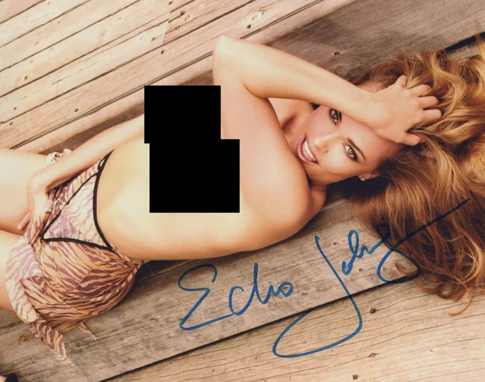 Echo Johnson autograph