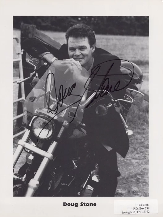 Doug Stone autograph