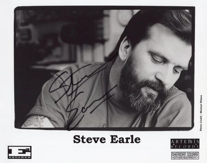 Steve Earle autograph