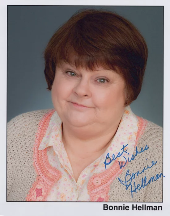 Bonnie Hellman autograph