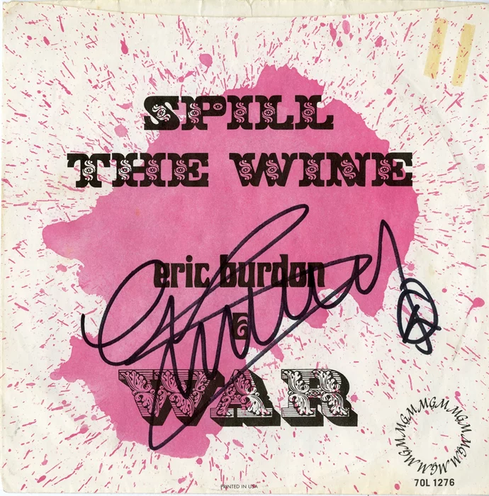 Eric Burden autograph