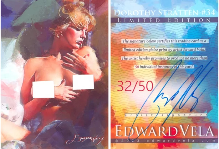 Dorothy Stratten autograph