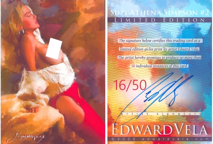 Suzi Simpson autograph