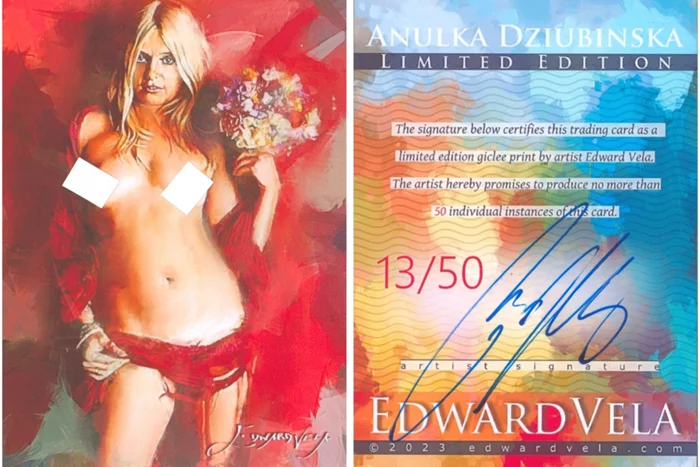 Anulka Dziubinska autograph