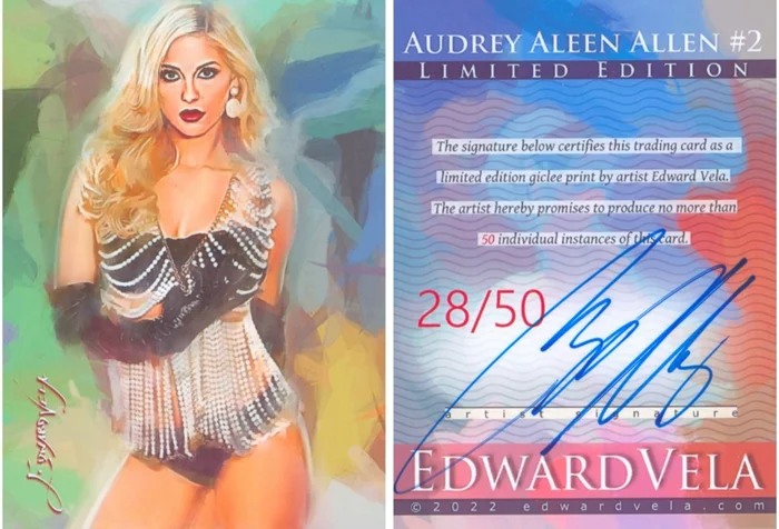 Audrey Aleen Allen autograph