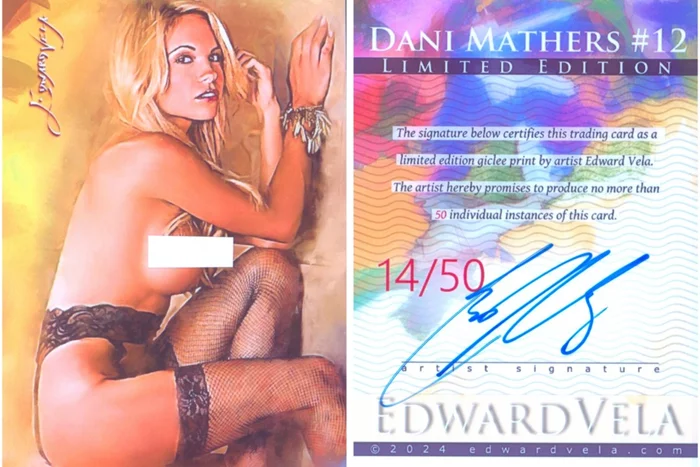 Dani Mathers autograph