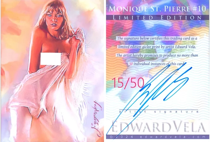 Monique St. Pierre autograph