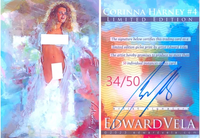 Corinna Harney autograph
