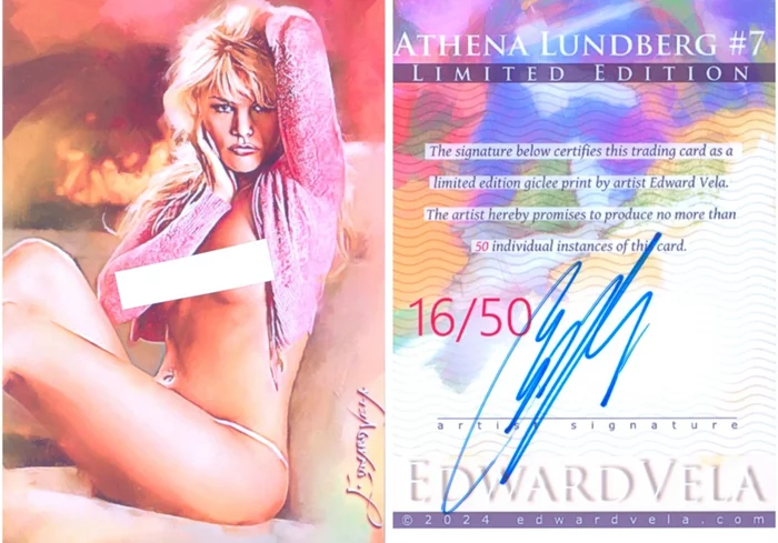 Athena Lundberg autograph
