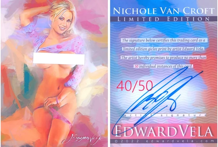 Nichole Van Croft autograph