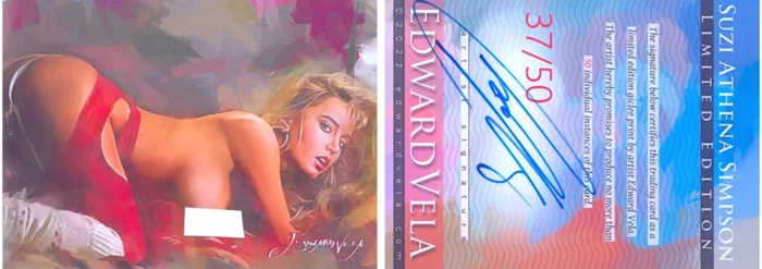 Suzi Simpson autograph