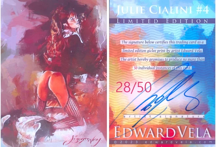 Julie Cialini autograph