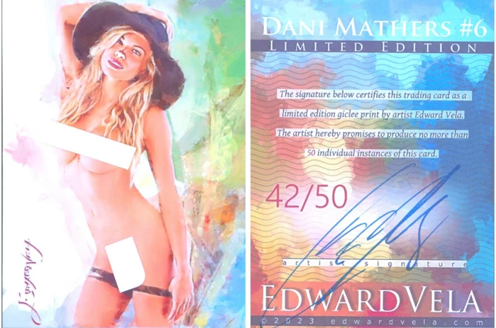 Dani Mathers autograph