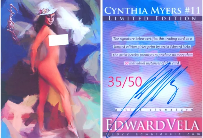 Cynthia Myers autograph