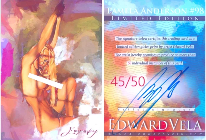 Pamela Anderson autograph