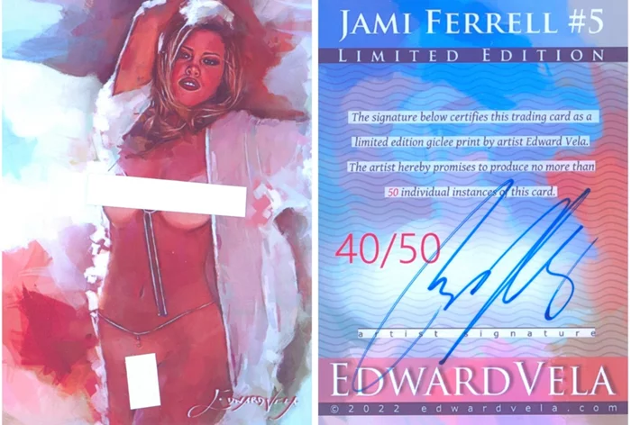 Jami Ferrell autograph