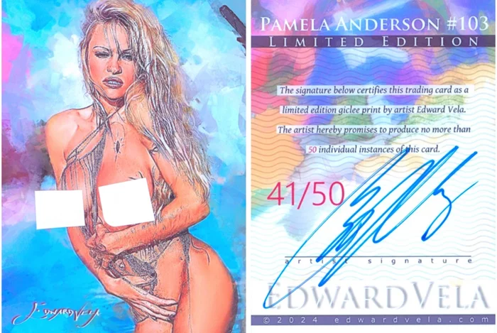 Pamela Anderson autograph