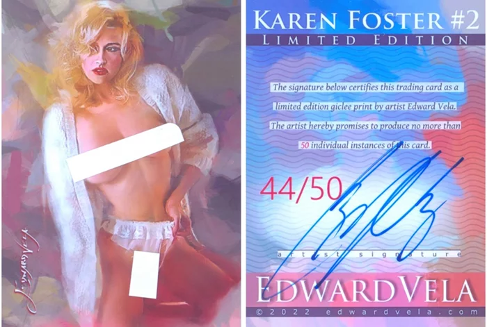 Karen Foster autograph