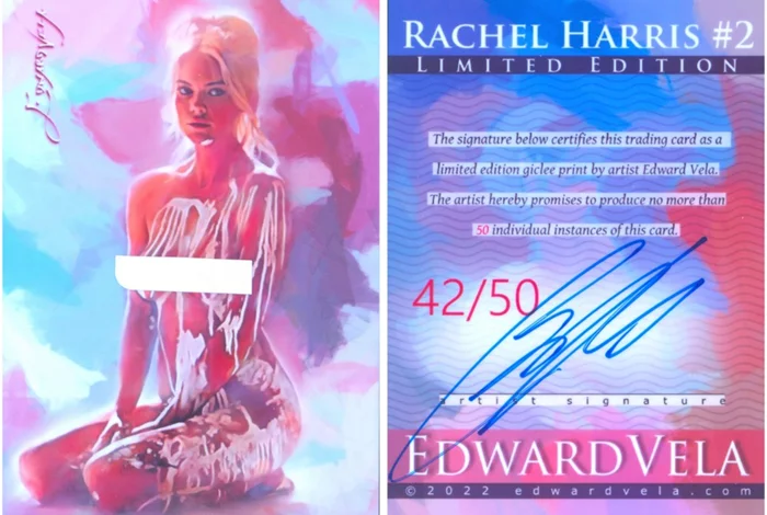 Rachel Harris autograph