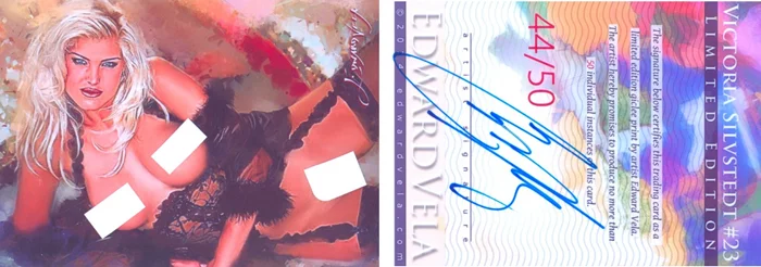 Victoria Silvstedt autograph