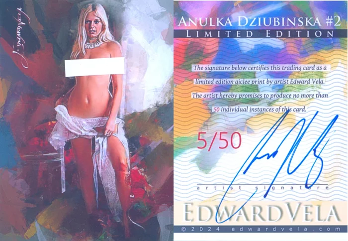 Anulka Dziubinska autograph