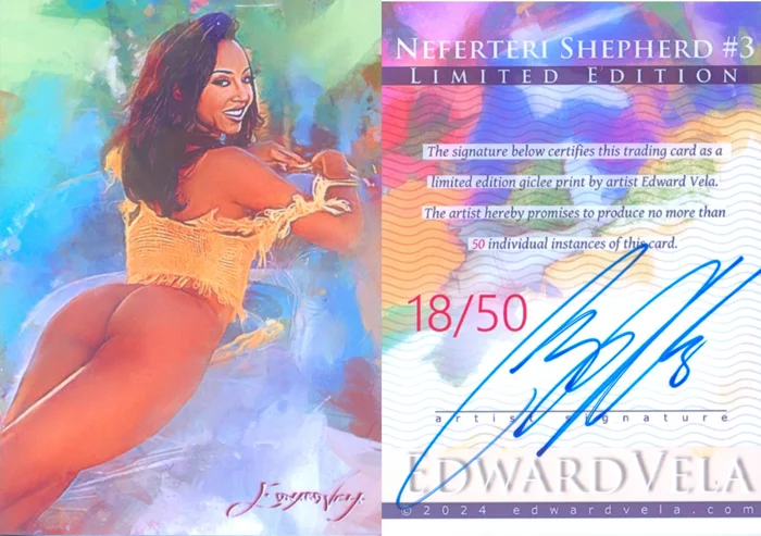 Neferteri Shepherd autograph
