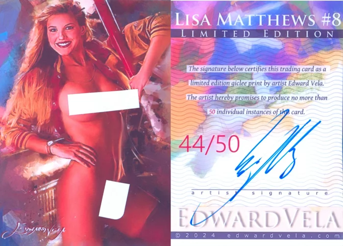 Lisa Matthews autograph