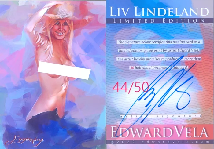 Liv Lindeland autograph