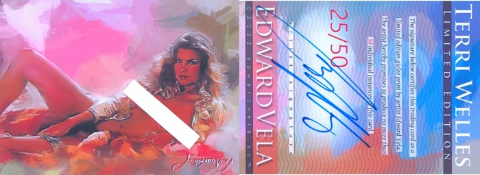 Terri Welles autograph