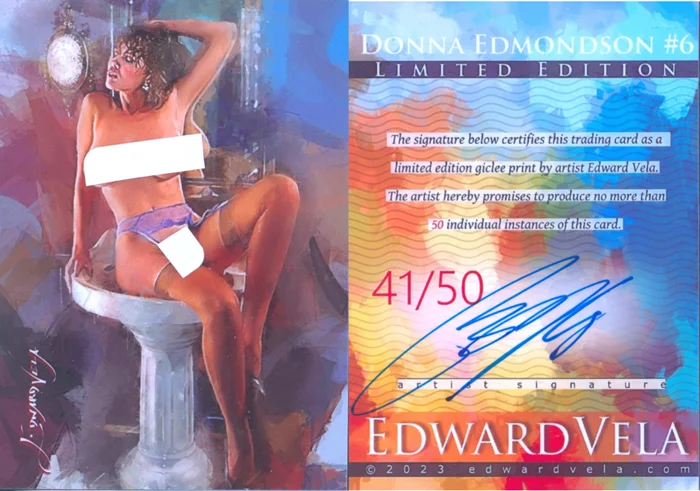 Donna Edmondson autograph