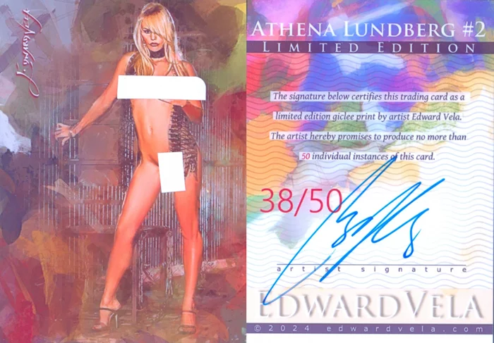 Athena Lundberg autograph
