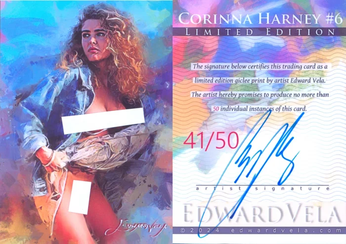 Corinna Harney autograph