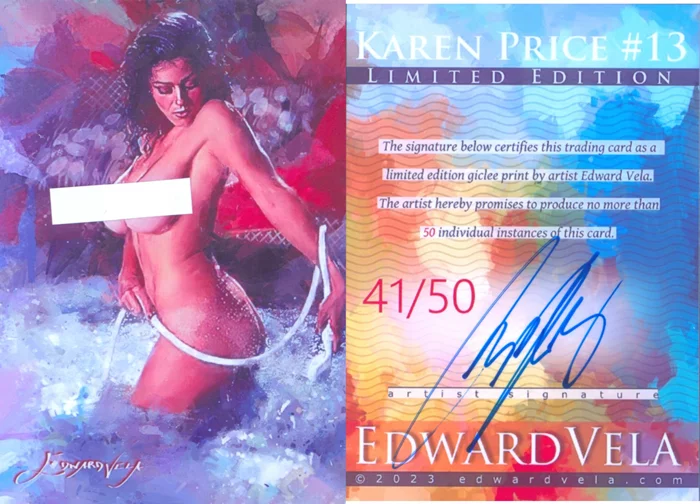 Karen Price autograph
