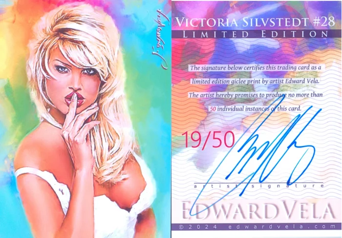 Victoria Silvstedt autograph