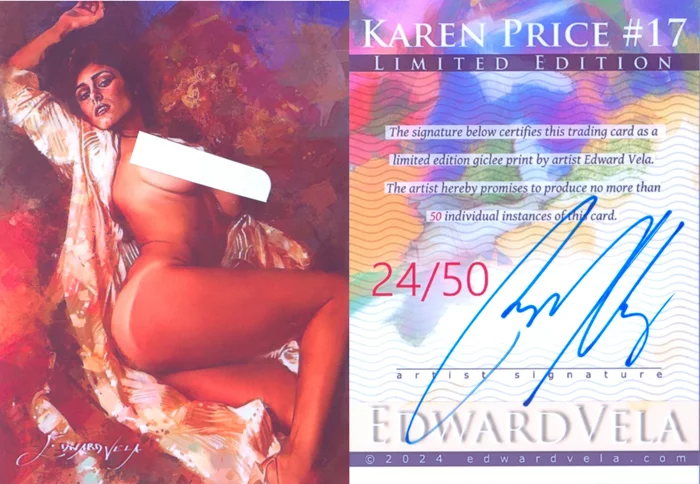 Karen Price autograph