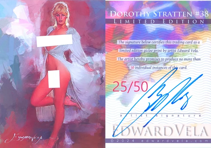 Dorothy Stratten autograph