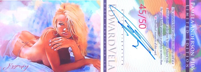 Pamela Anderson autograph