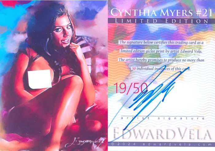 Cynthia Myers autograph
